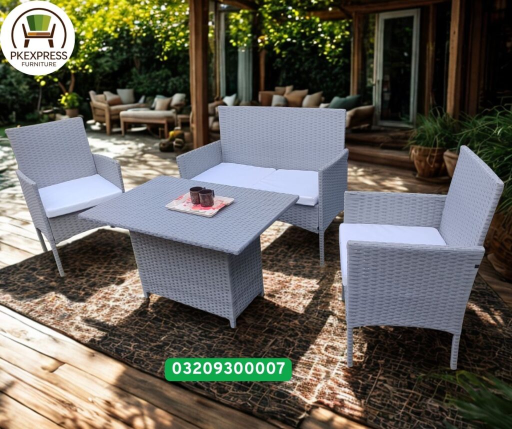 12 Rattan Chairs set Rattan Set with Cushion PKExpress Outdoor Furniture ( Gray Color )